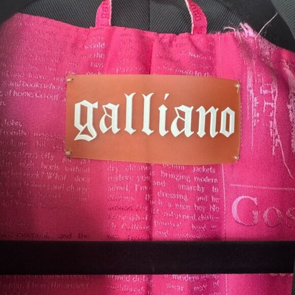 Authentic Vintage John Galliano Black Blazer – Size 42  (US 6) – Made in Italy - Picture 2 of 16